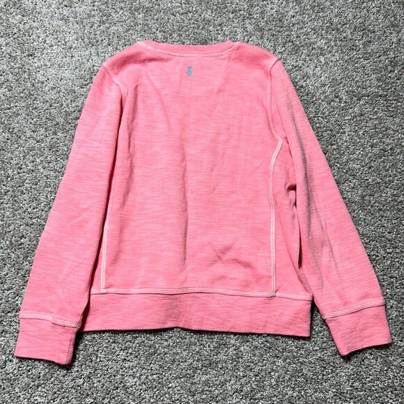 Tommy Bahama Women's Sz M Crewneck Pink Sweatshirt Tencel Lyocell Casual Wear - Picture 5 of 8